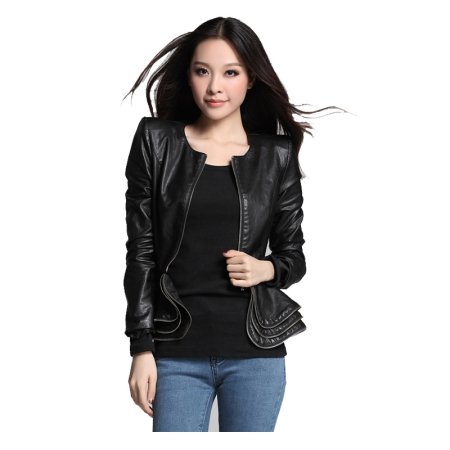 Leather Ladies Fashion Jacket